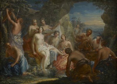 Das Bad der Diana, um 1730 von Johann Georg Platzer